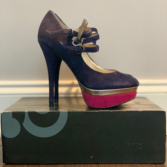 Platinum bp Stiletto Pump NWOT - Picture 2 of 6